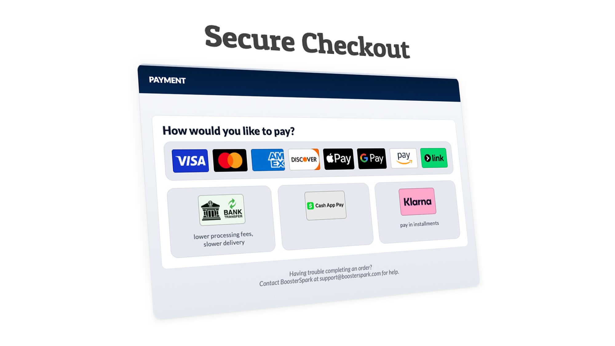 booster clubs accepting online payments