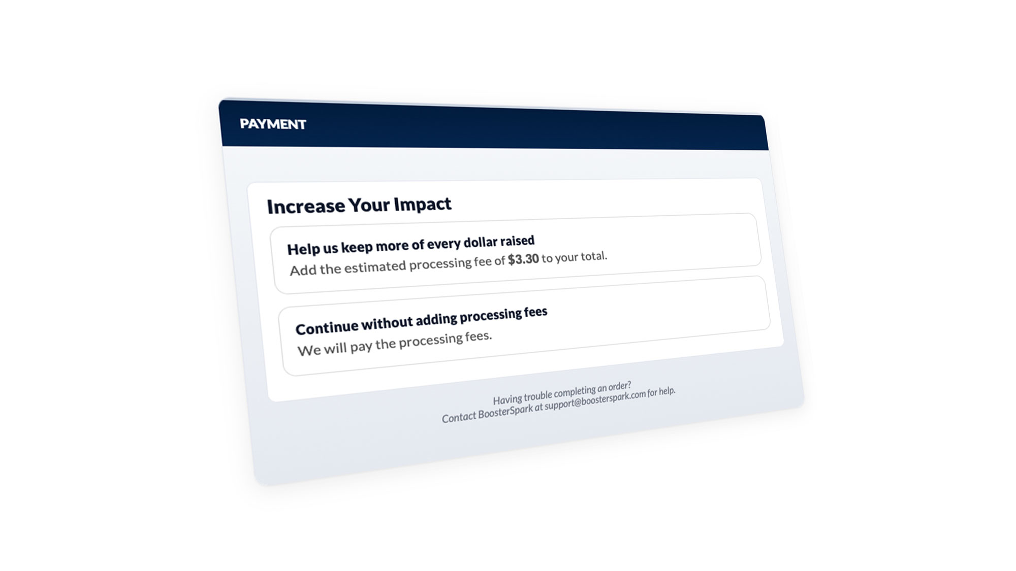 booster club online transaction reporting software